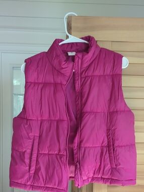 Xersion Hot Pink Quilted Puffer Vest